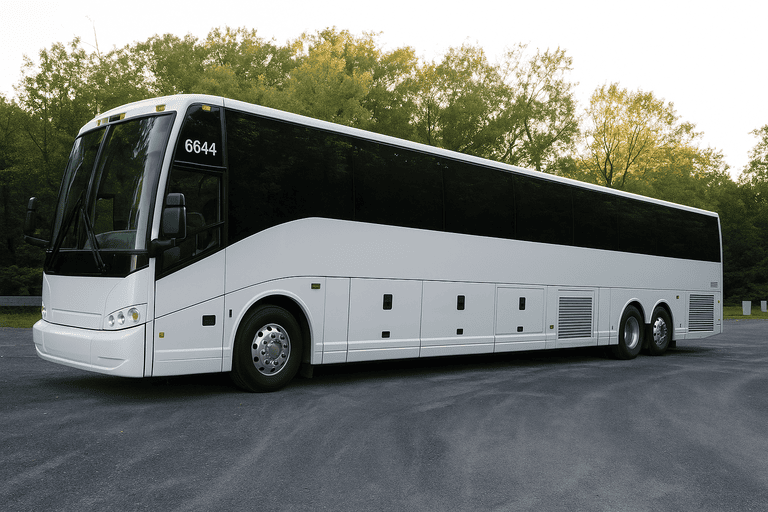 exterior of Pearland Coach Bus Service coach bus
