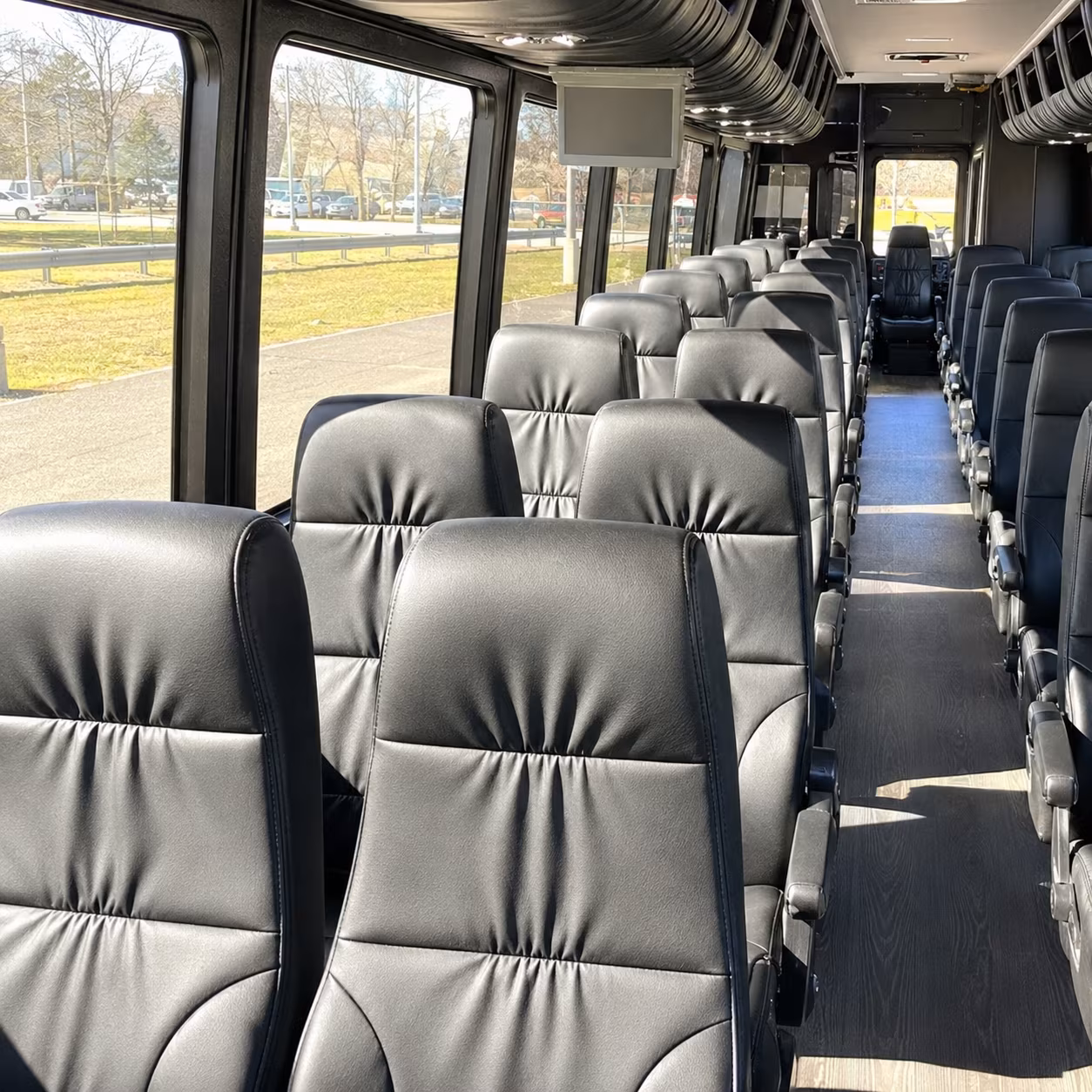 35 passenger minibus inside