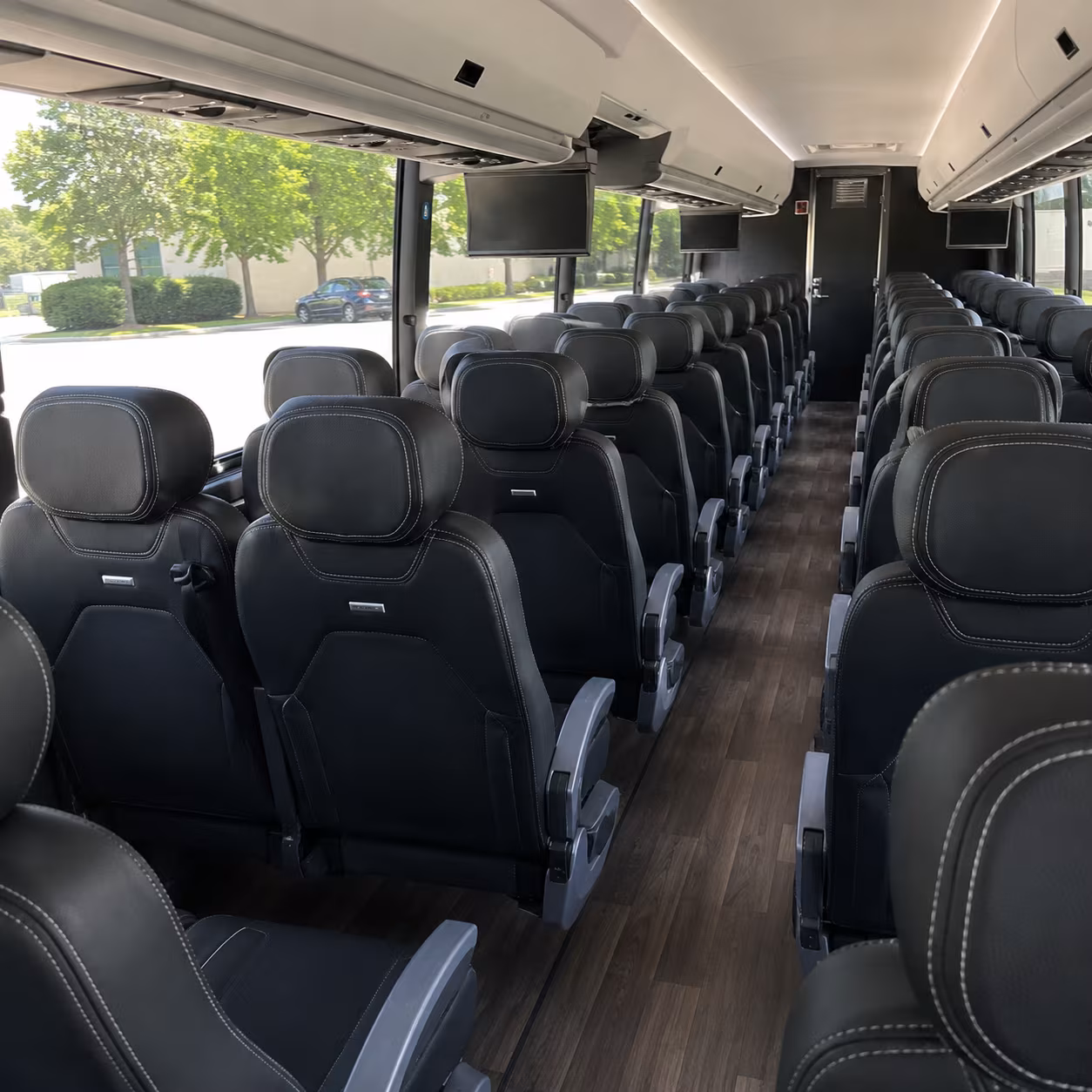 charter buses to cynthia woods mitchell pavilion from pearland