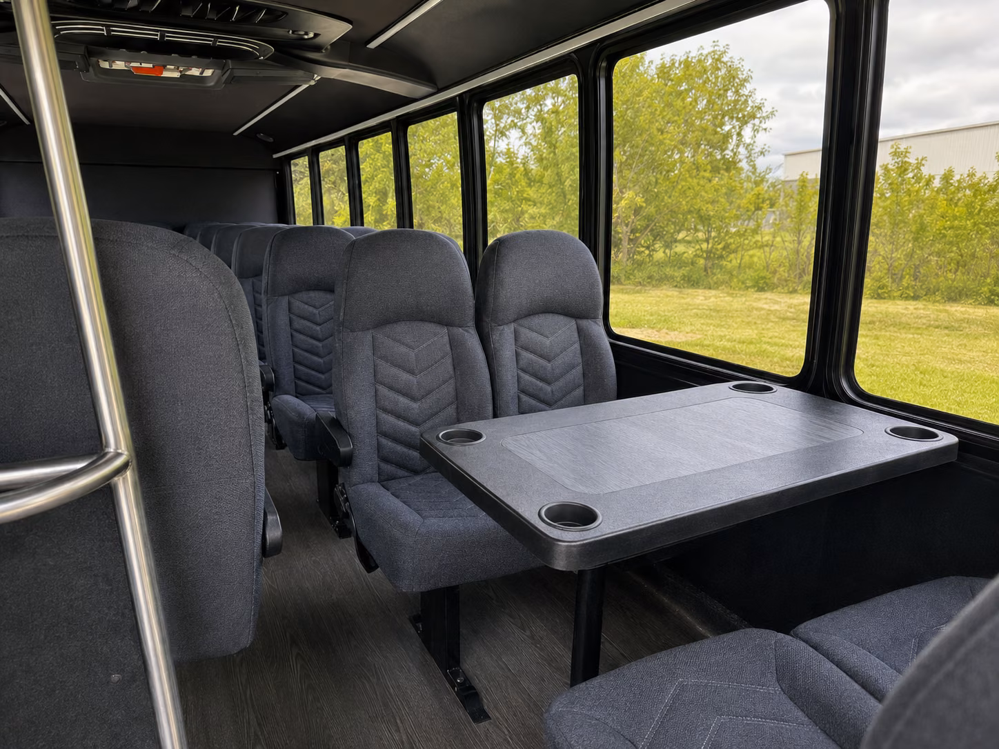 pearland 15 passenger minibus inside