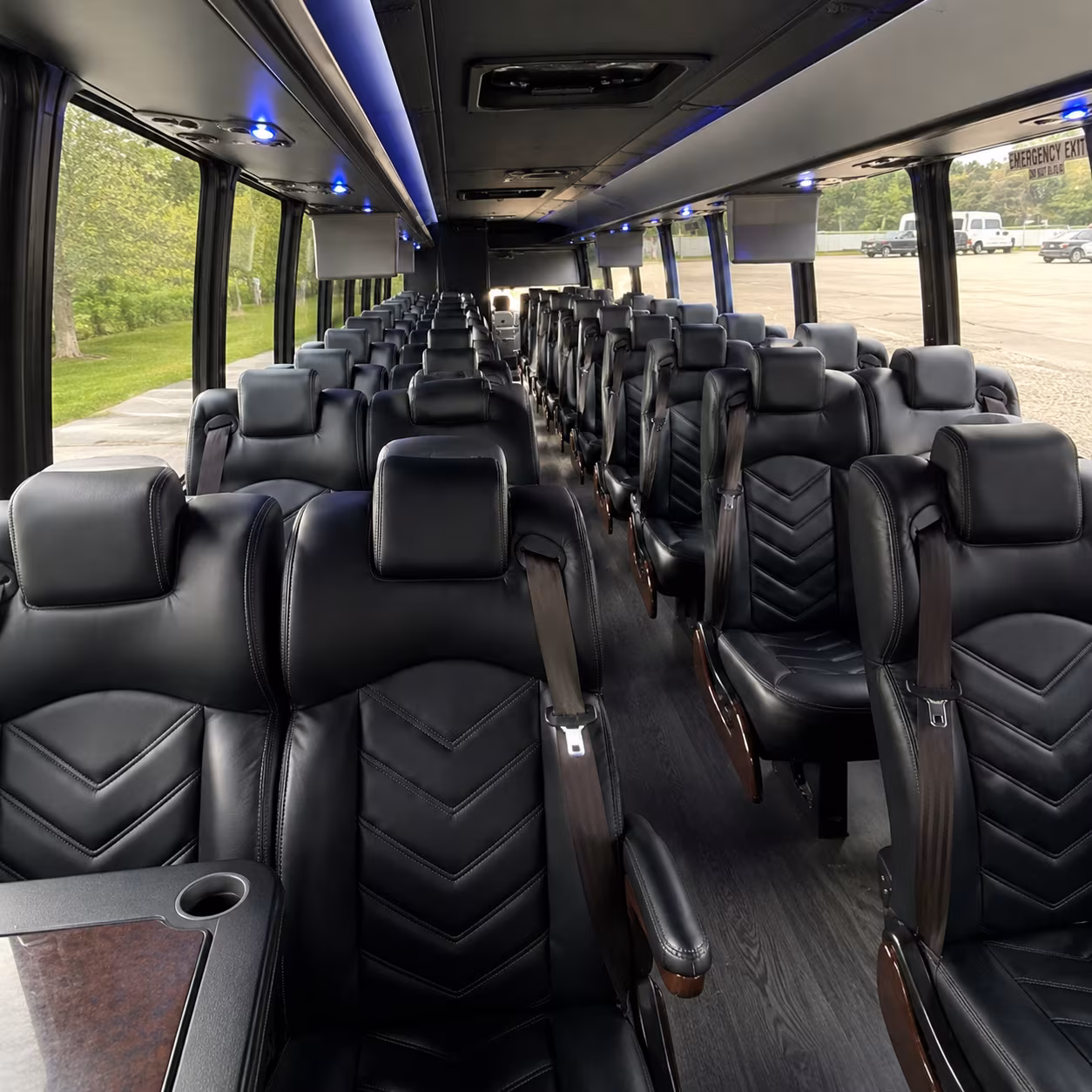 pearland 35 passenger minibus interior