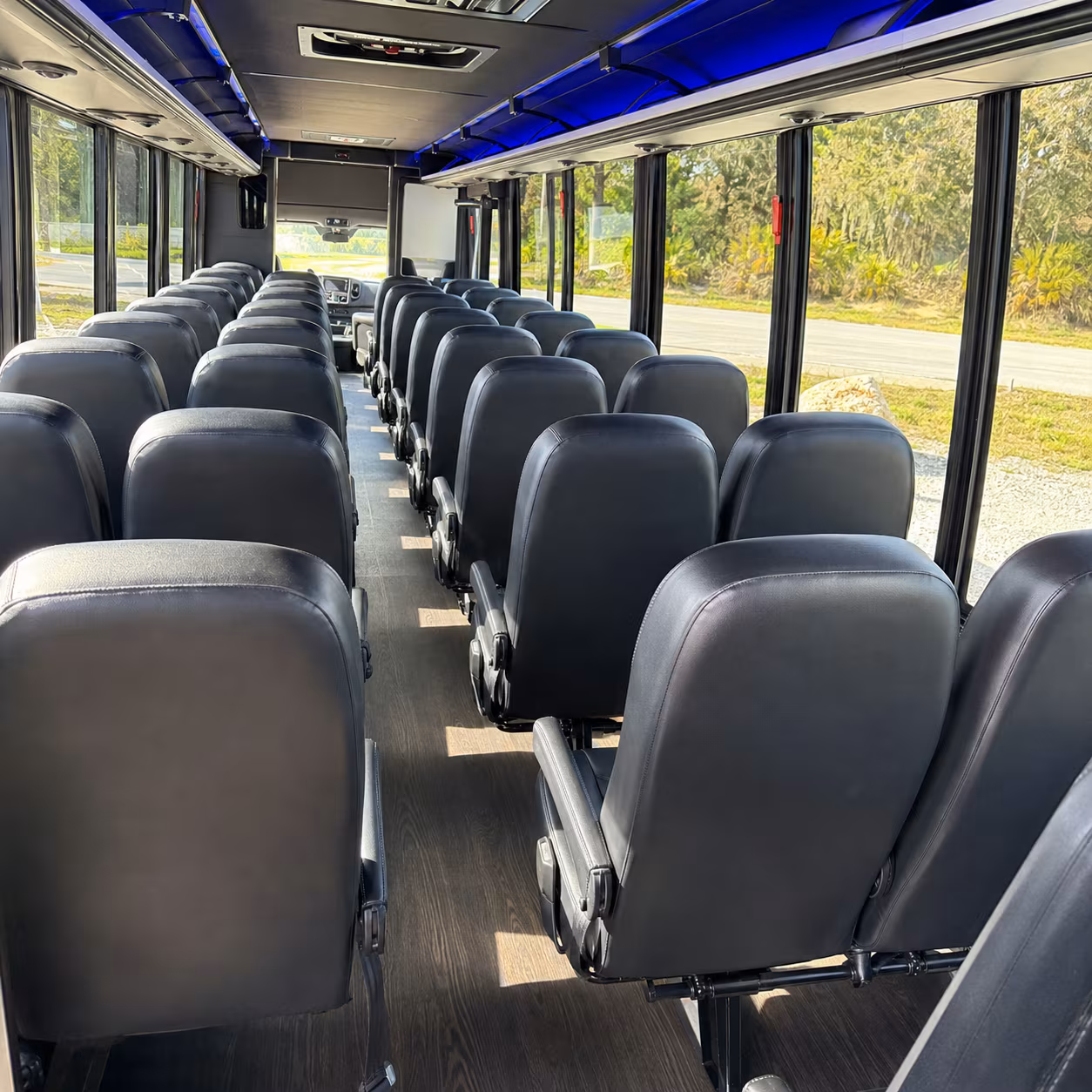 pearland religious group transportation onboard seating