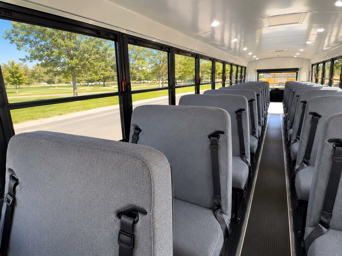 pearland school bus inside