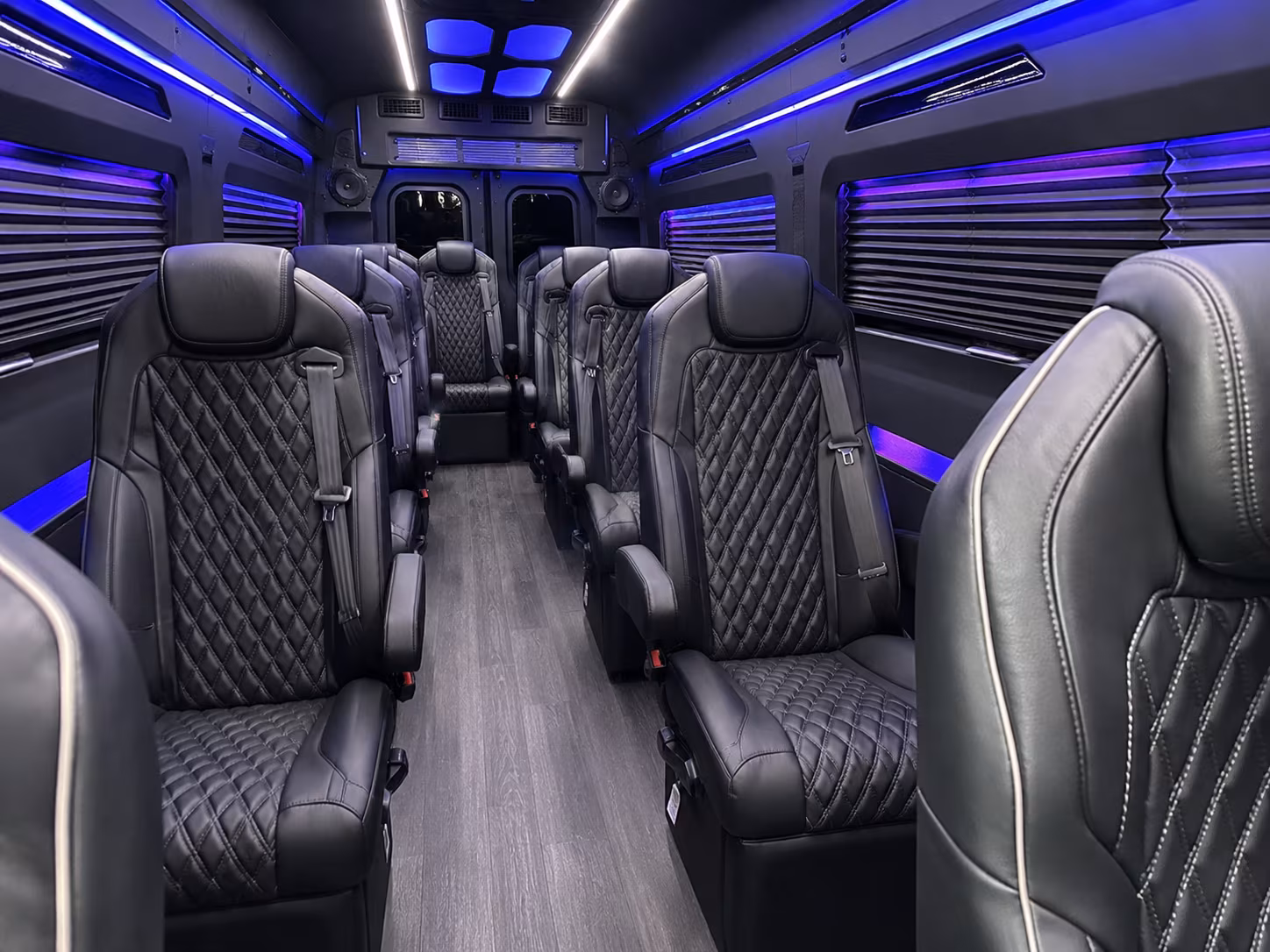 pearland sprinter van with driver inside
